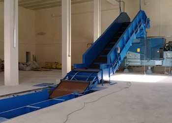 The conveyor has been installed at U-Recycles MRF in Malta